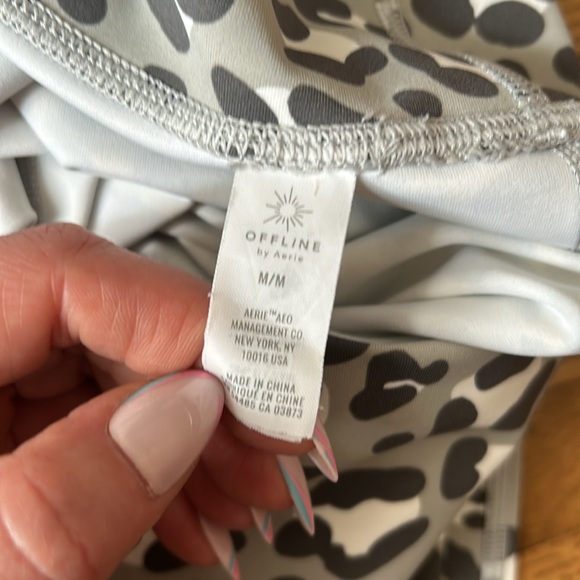 Offline Goals by Aerie Leopard high waisted leggings - Picture 7 of 7